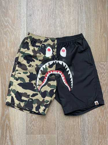 Bape 1st Camo Shark Beach Shorts - image 1