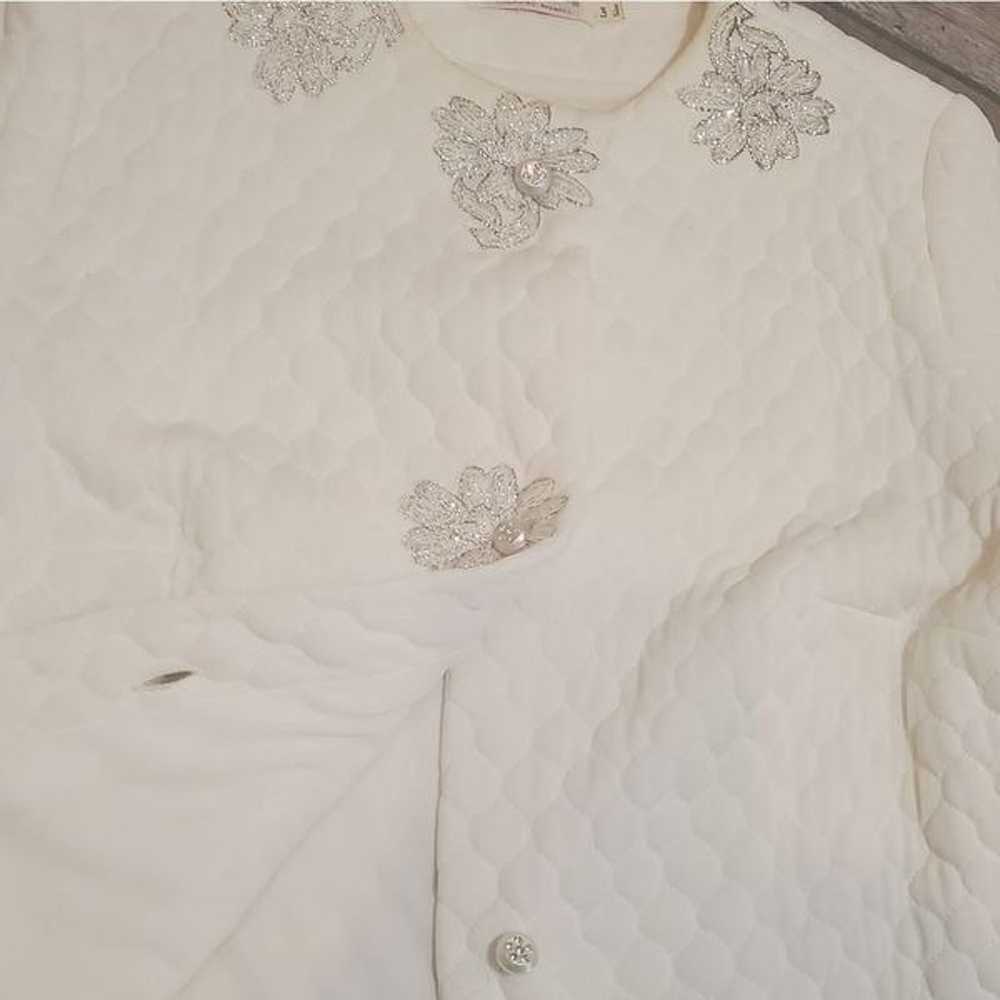 Evelyn Pearson Vintage Lounging Apparel Quilted O… - image 7