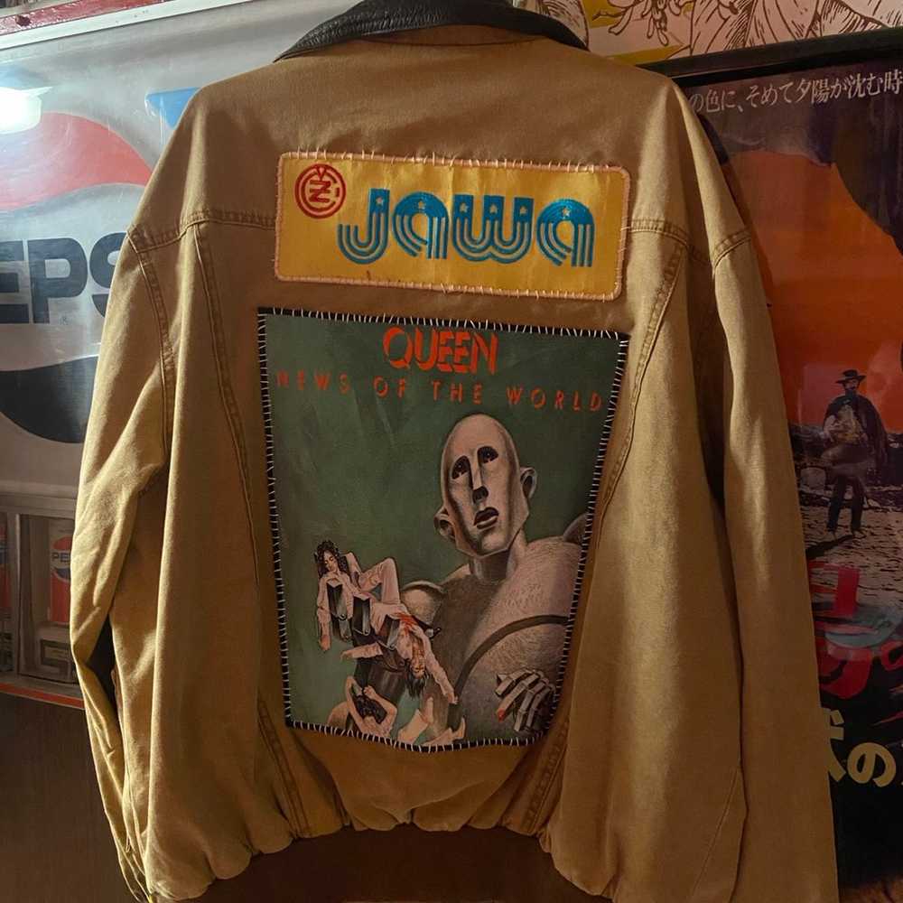 Queen Punk Custom Battle Jacket Large - image 3