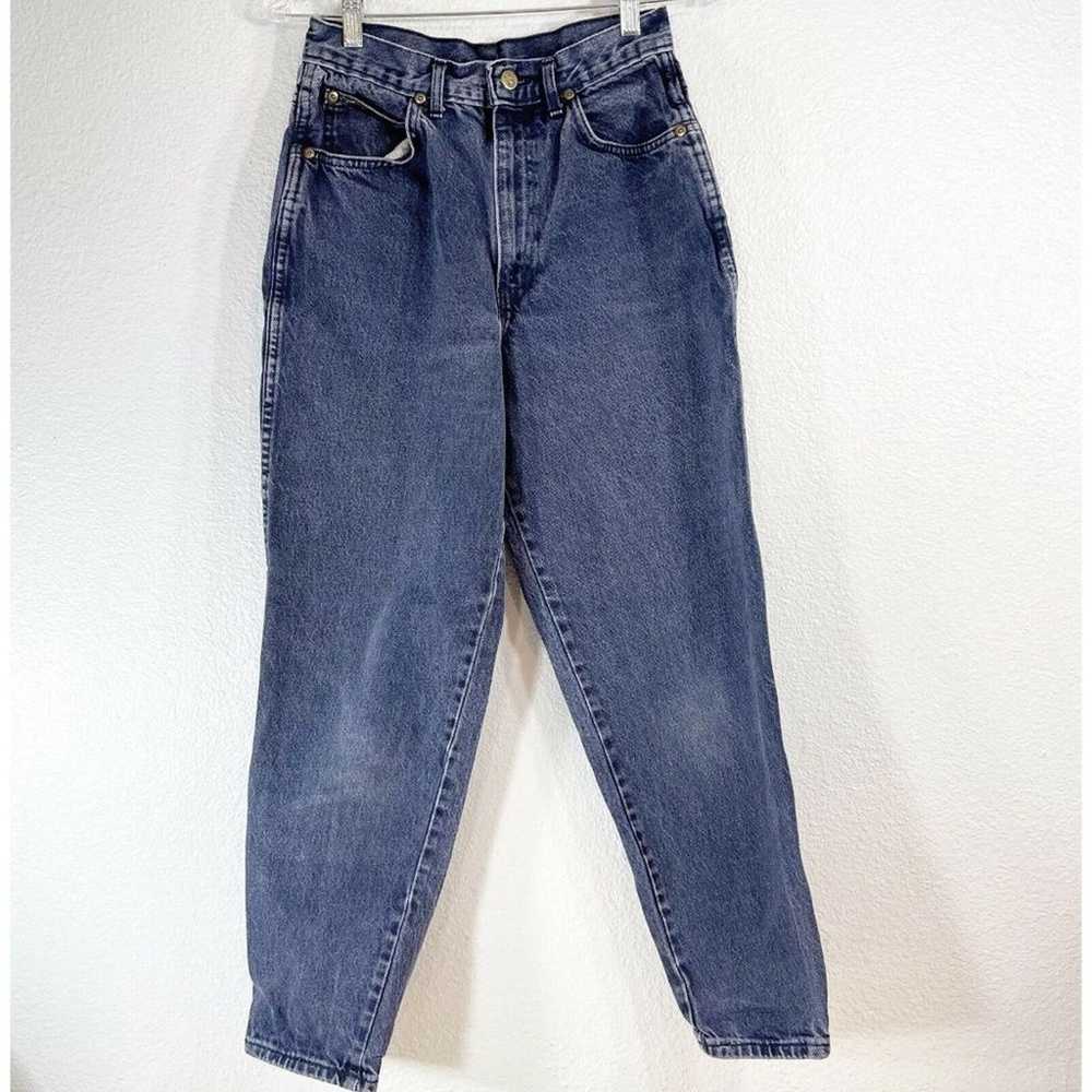90's Vintage Jeans Chic High Rise Tapered Straigh… - image 1