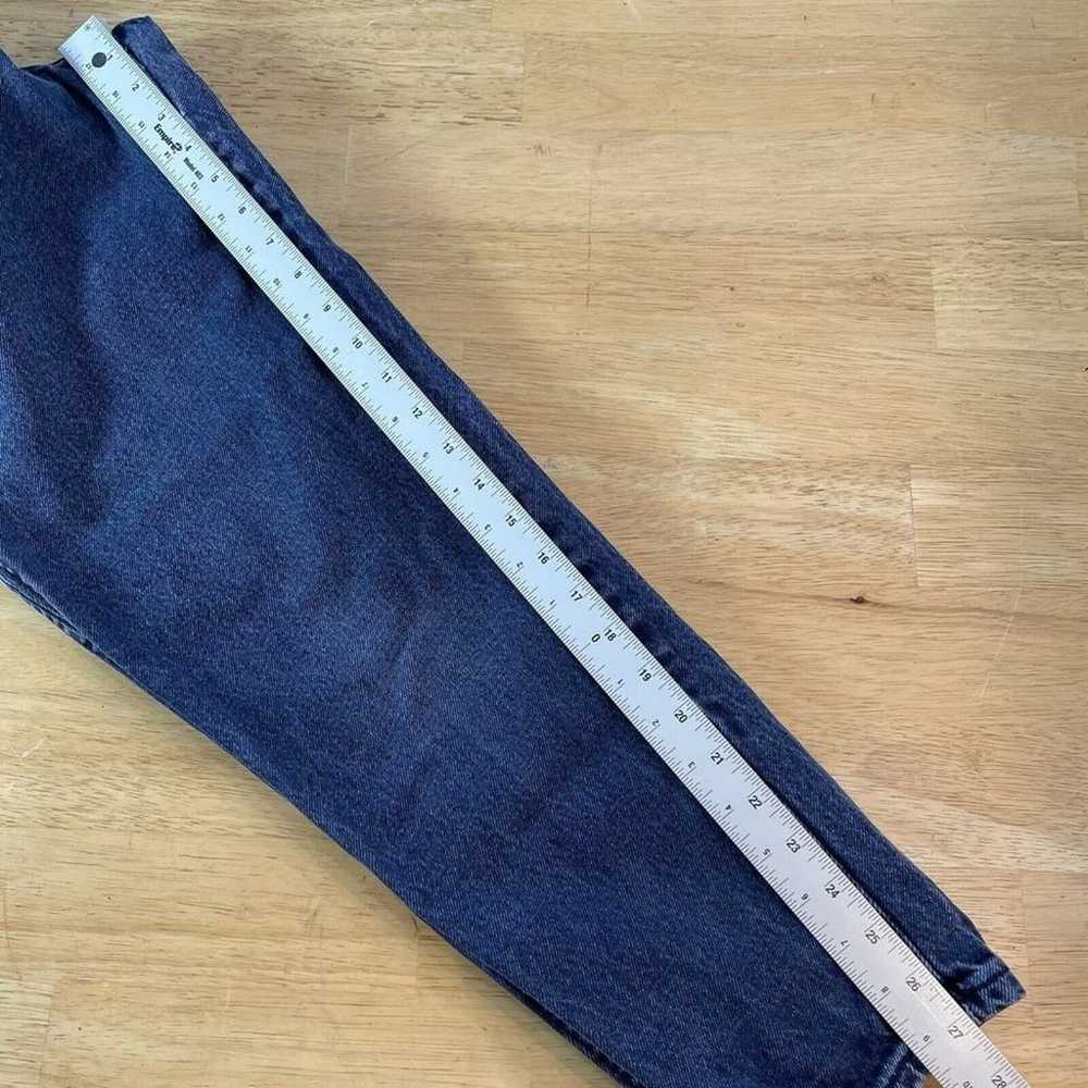 90's Vintage Jeans Chic High Rise Tapered Straigh… - image 7