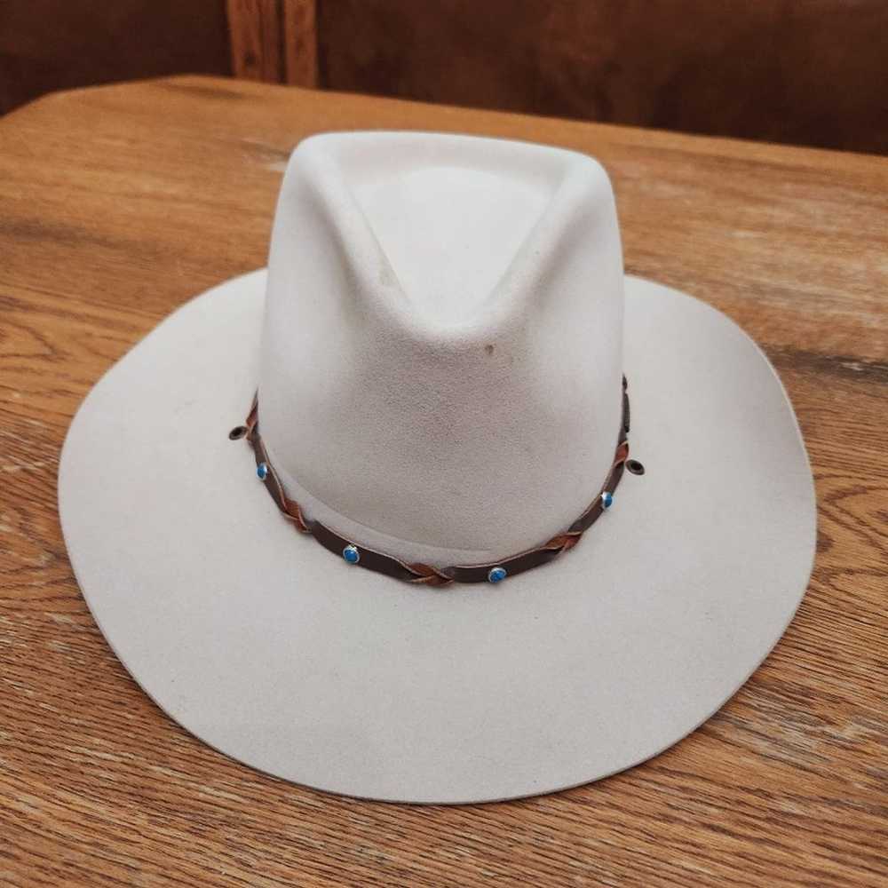 Stetson Cowboy Hat 4X Vintage Beaver Hat - image 2