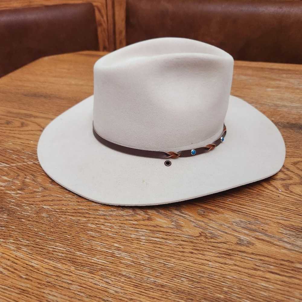 Stetson Cowboy Hat 4X Vintage Beaver Hat - image 4