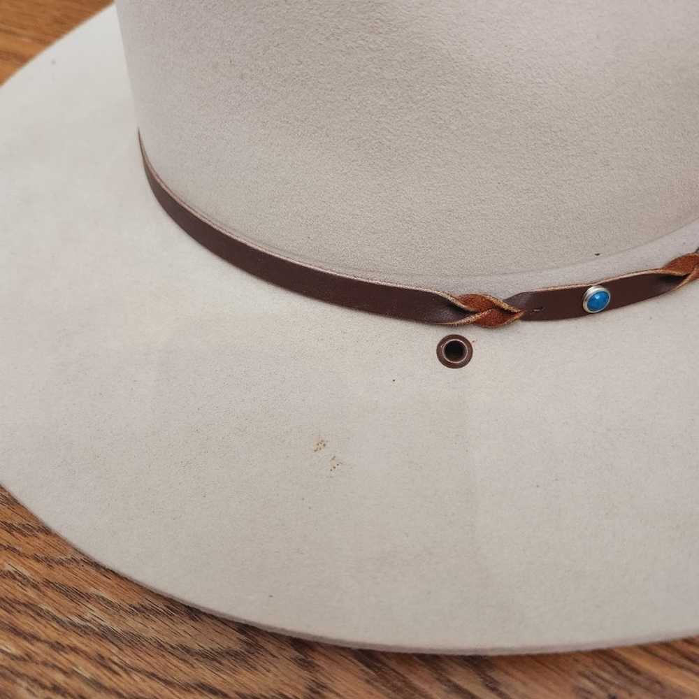 Stetson Cowboy Hat 4X Vintage Beaver Hat - image 8