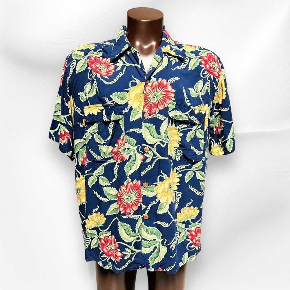 Vintage Reyn Spooner Hawaiian Aloha Shirt Size La… - image 1