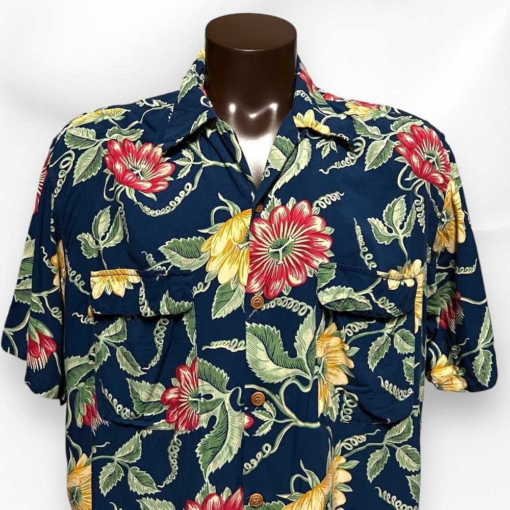 Vintage Reyn Spooner Hawaiian Aloha Shirt Size La… - image 2