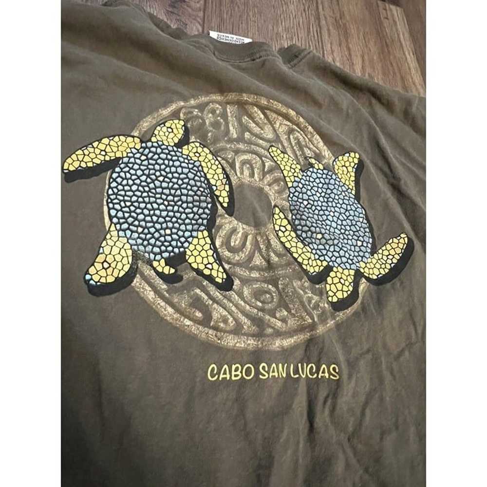 Vintage Cabo San Lucas Turtle Nature Animal Shirt… - image 5