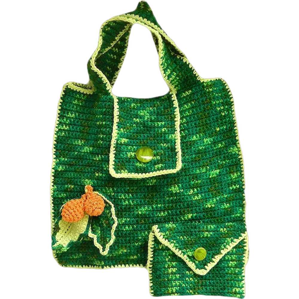 Original, stylish, handcrafted crochet tote bag f… - image 1