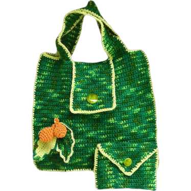 Original, stylish, handcrafted crochet tote bag fo