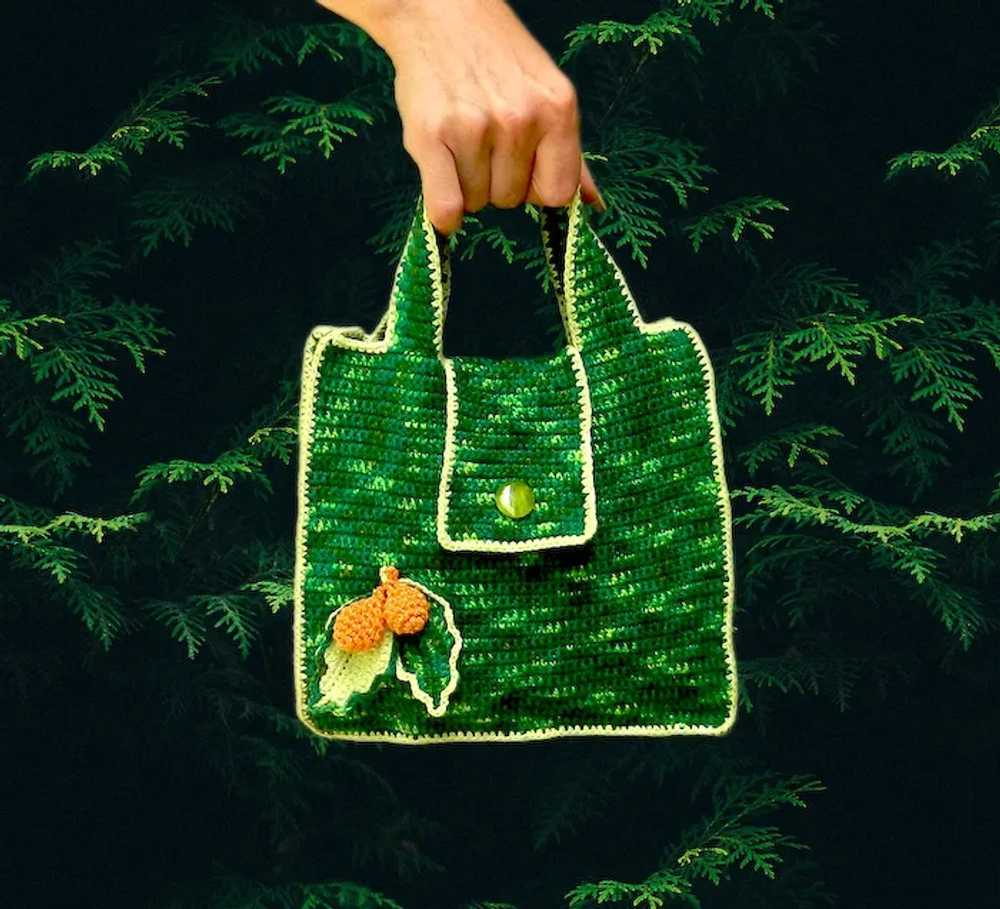 Original, stylish, handcrafted crochet tote bag f… - image 2
