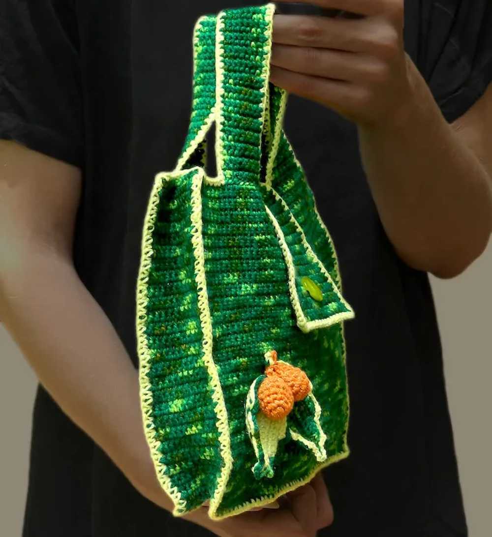 Original, stylish, handcrafted crochet tote bag f… - image 4