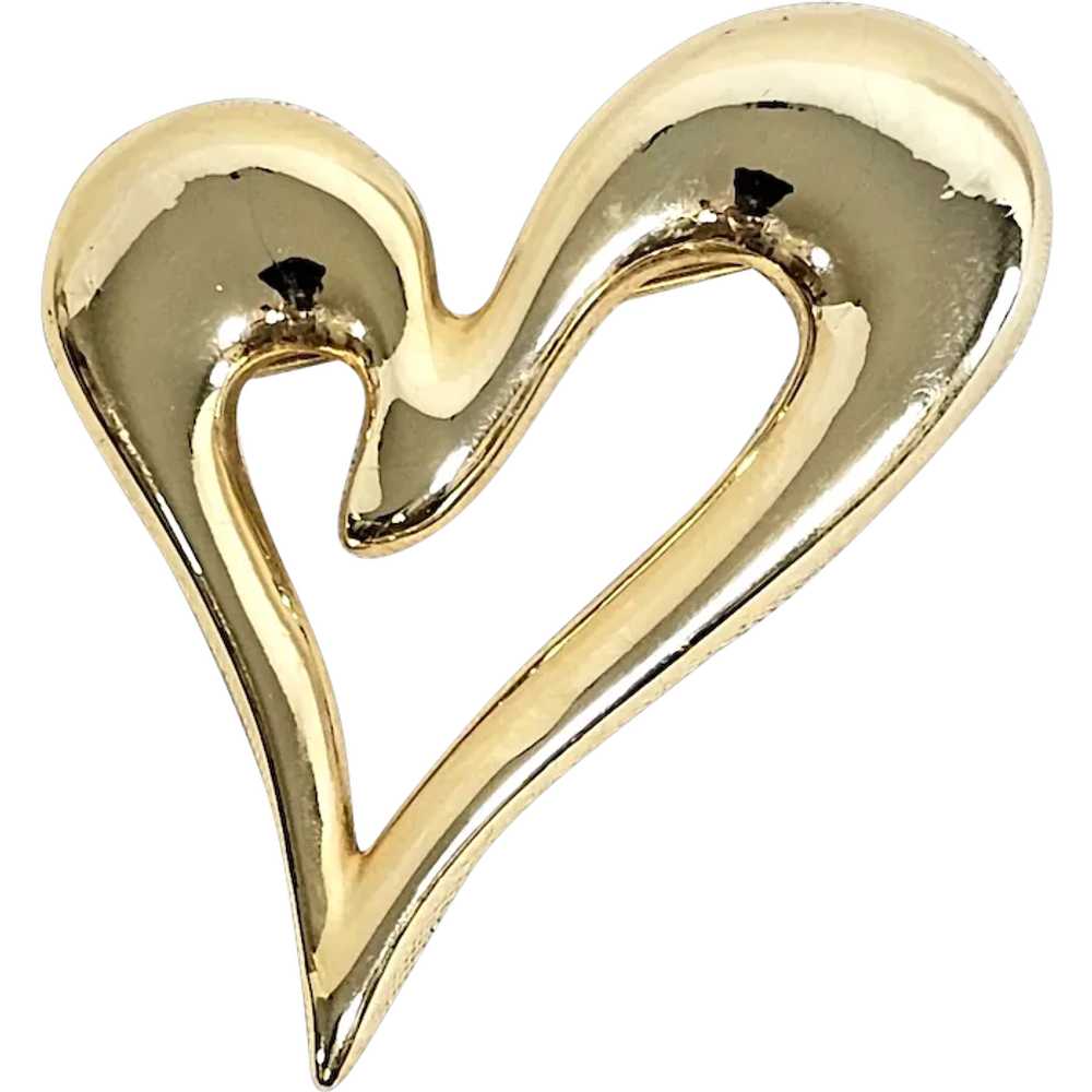 Vintage PREMIER DESIGNS Large Stylish "Heart Thro… - image 1