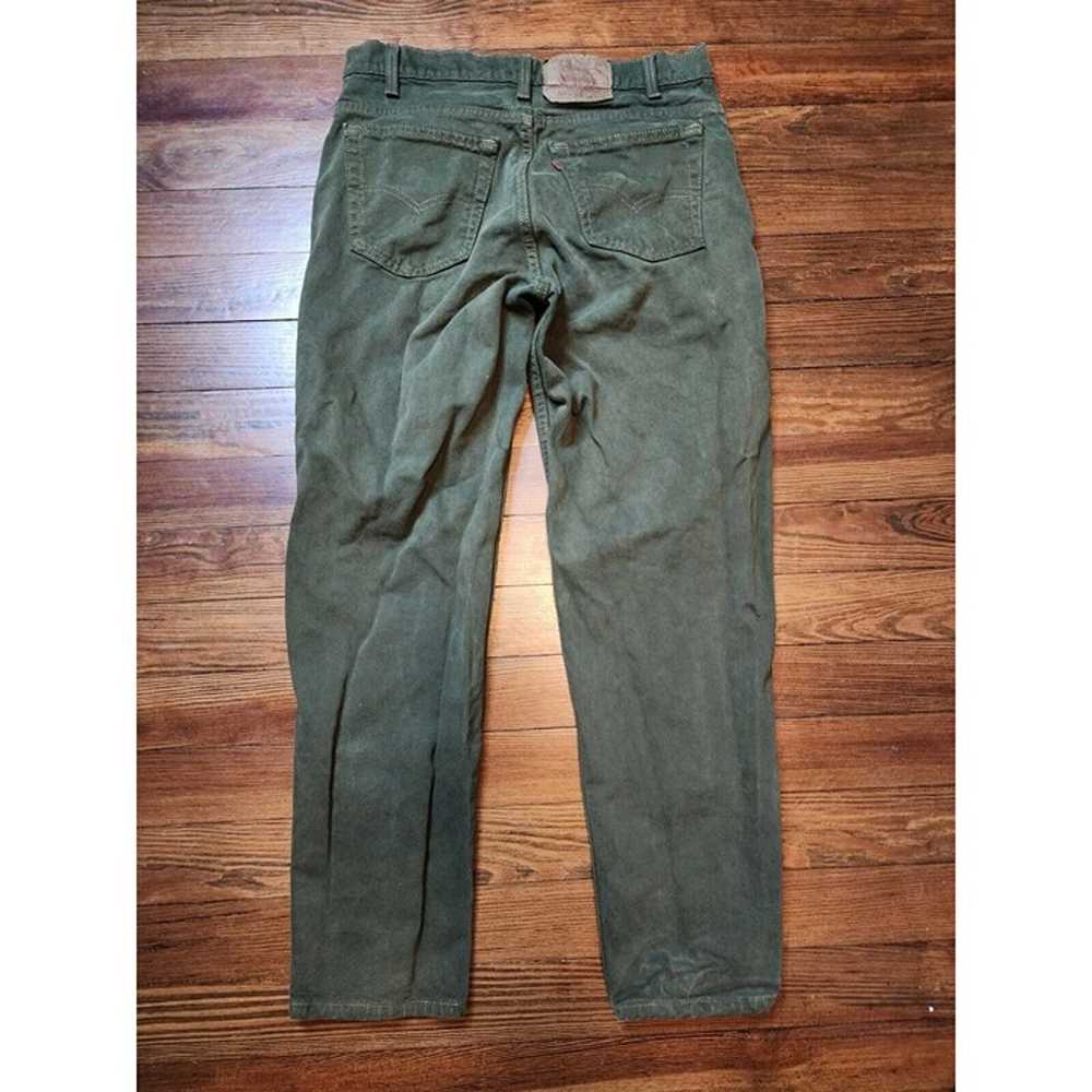 Vintage Green Levis 550 Size 34x30 Men's Jeans - image 3