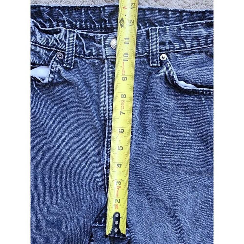 Vintage Levis Orange Tab Jeans Mens 35 x 24 Black… - image 5