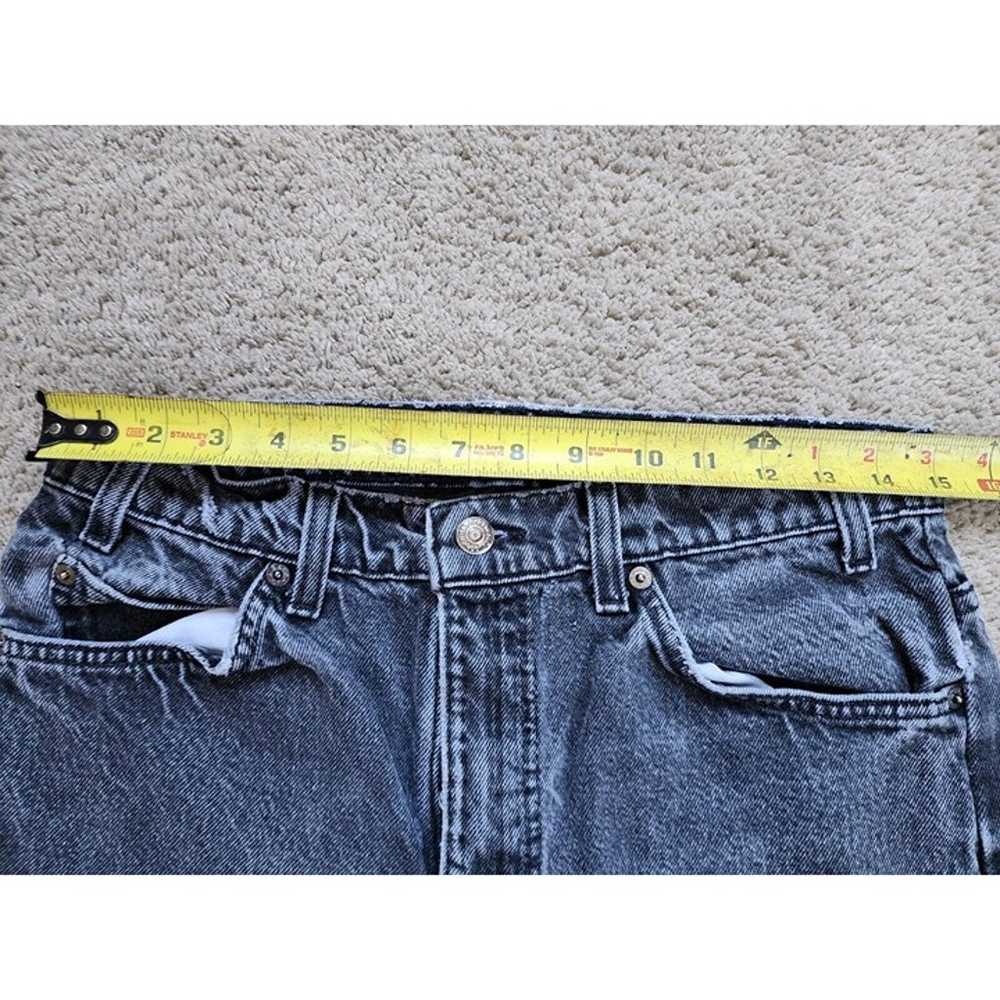 Vintage Levis Orange Tab Jeans Mens 35 x 24 Black… - image 6