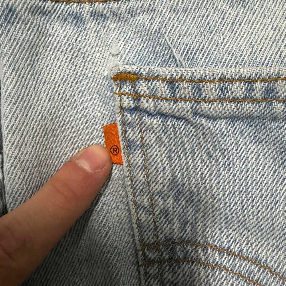 Vintage 90s Levis Orange Tab 505 Jeans Mens 29x30… - image 3