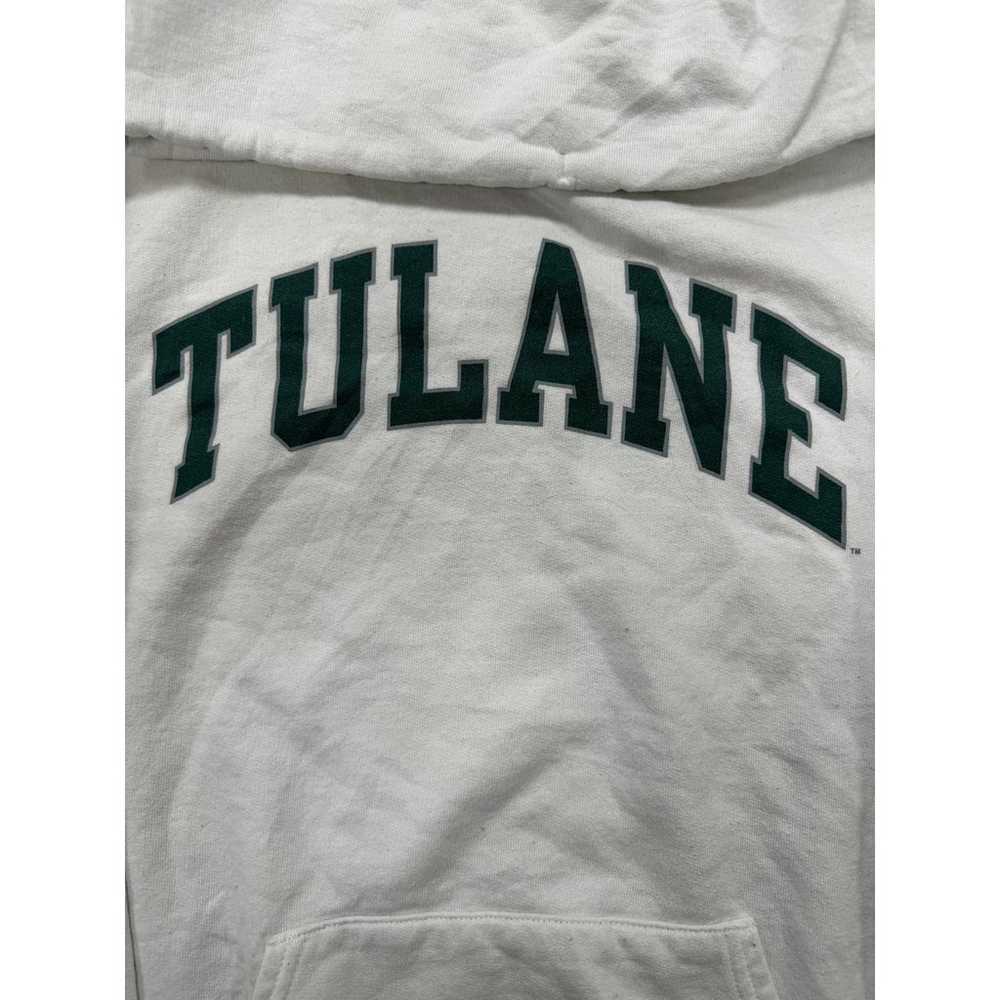 Vintage Tulane University College NCAA Hooded Swe… - image 3