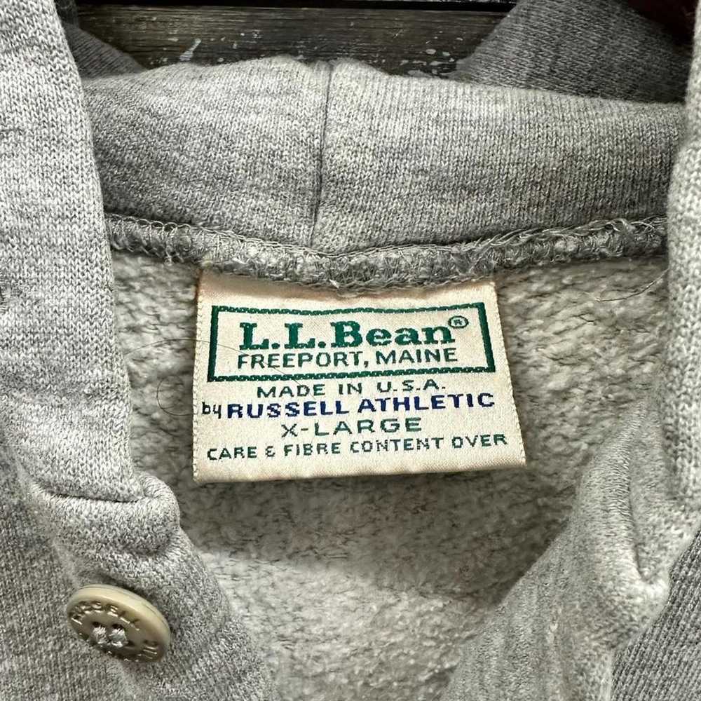 Vintage 1980s L.L. Bean Russell Athletic Grey Qua… - image 3