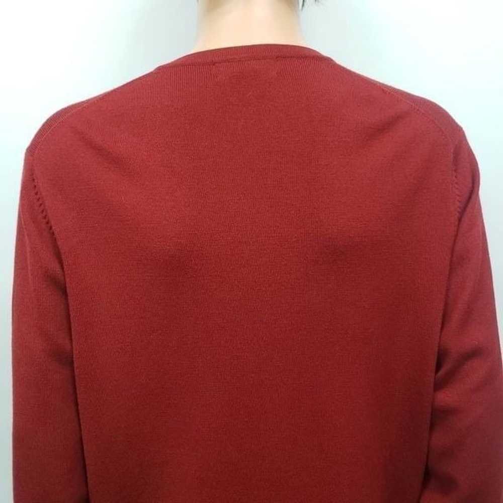 Brooks Brothers Merino Wool Blend V-Neck Sweater … - image 10