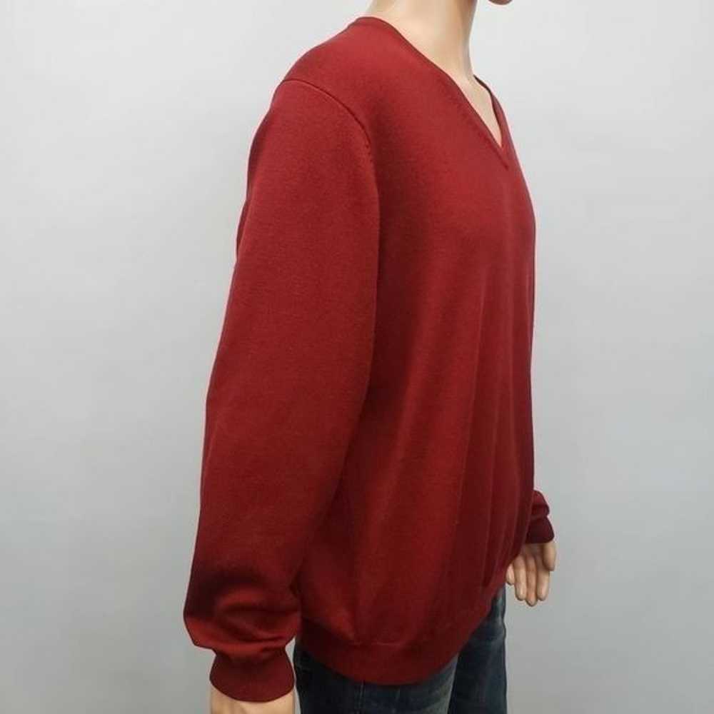 Brooks Brothers Merino Wool Blend V-Neck Sweater … - image 5