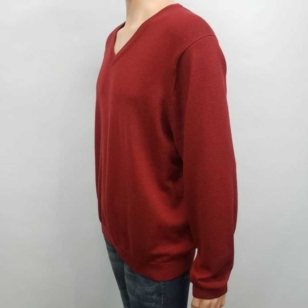 Brooks Brothers Merino Wool Blend V-Neck Sweater … - image 6