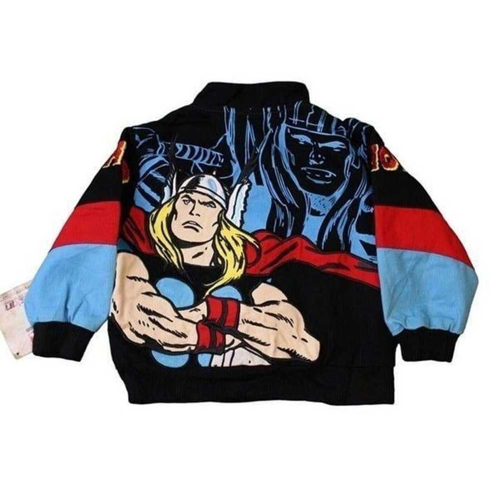 Vintage 90s Marvel Thor Embroidered Jacket Size 2… - image 5