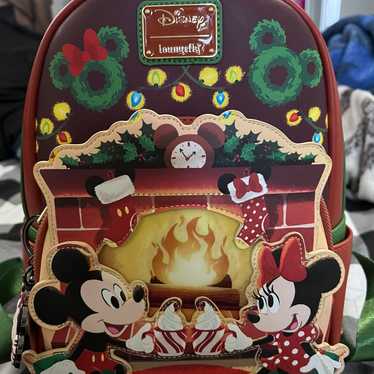 Loungefly Mickey & Minnie Mouse Hot Cocoa Firepla… - image 1