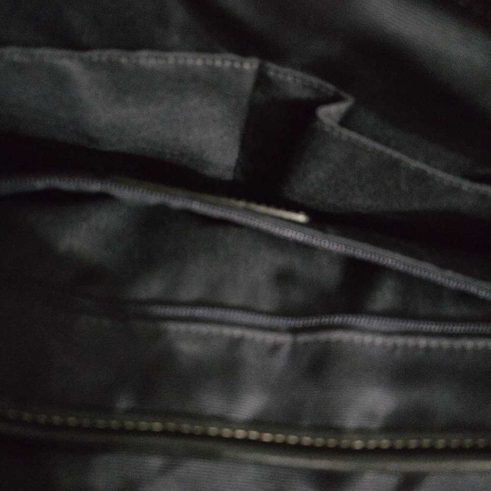 COACH VINTAGE 6848 Black Canvas Shoulder Bag - image 4