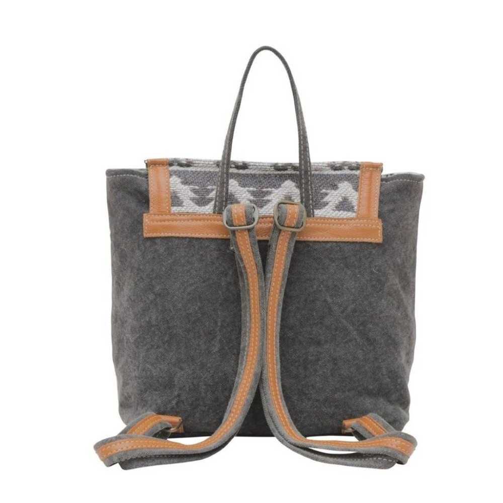 Myra Bag Handmade Isabela Backpack Upcycled Canva… - image 3