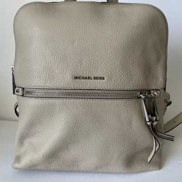 Michael Kors Rhea Zip Medium Slim Leather Backpac… - image 1