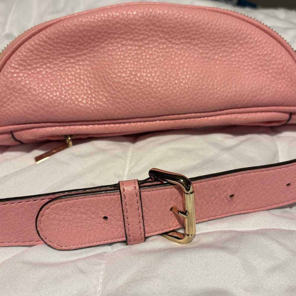 Michael Kors Pink Leather Belt Bag - image 3