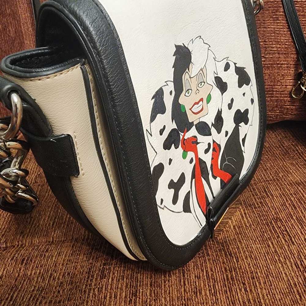 Hand painted cruella purse - image 1