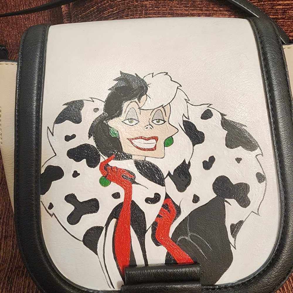 Hand painted cruella purse - image 3