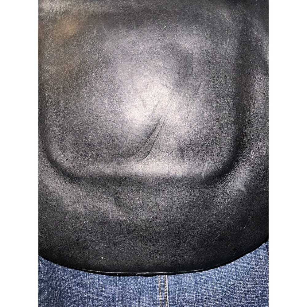 COACH Purse #9405 Vintage Black Leather Slim Flat… - image 3