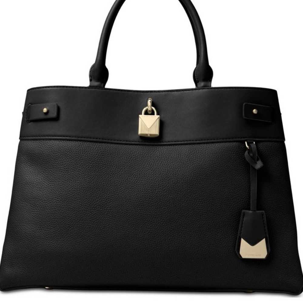 Michael Kors work tote leather handbag satchel - image 1