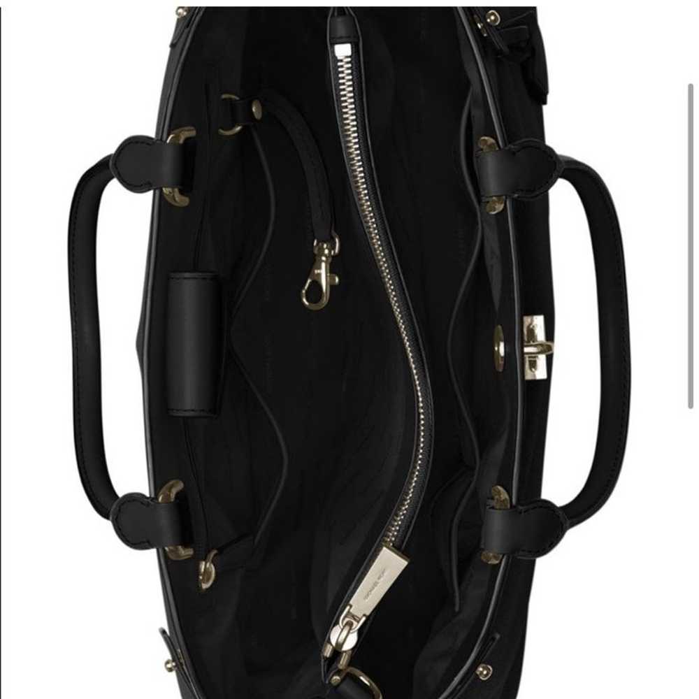 Michael Kors work tote leather handbag satchel - image 3