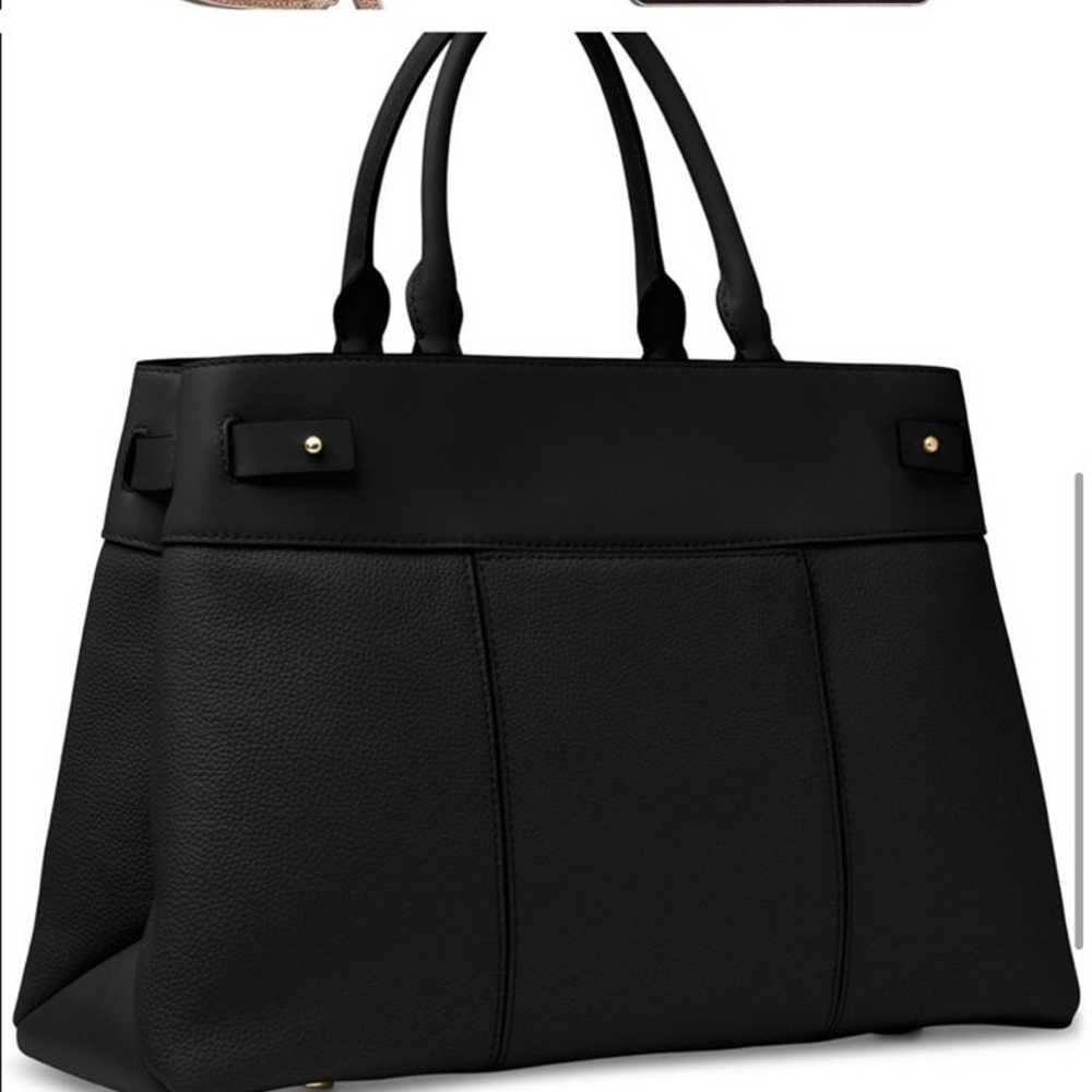 Michael Kors work tote leather handbag satchel - image 5