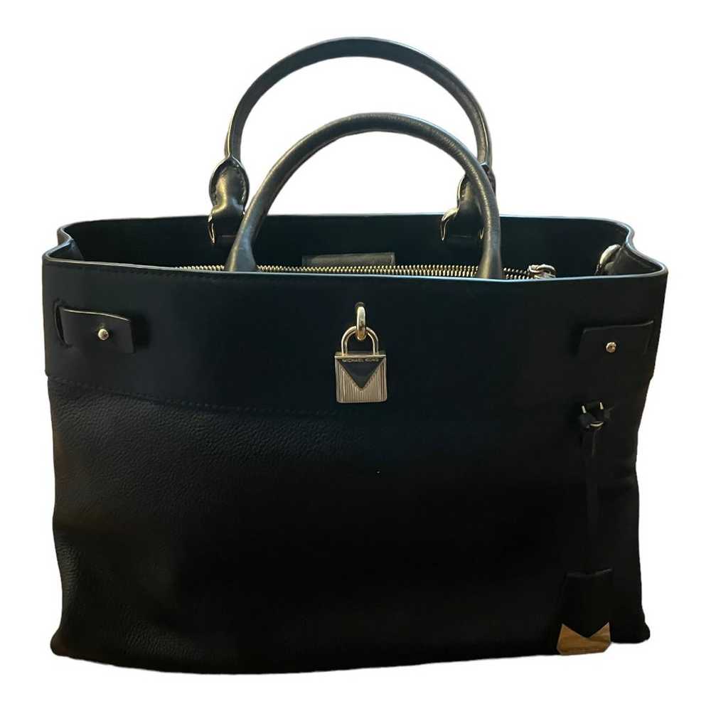 Michael Kors work tote leather handbag satchel - image 6