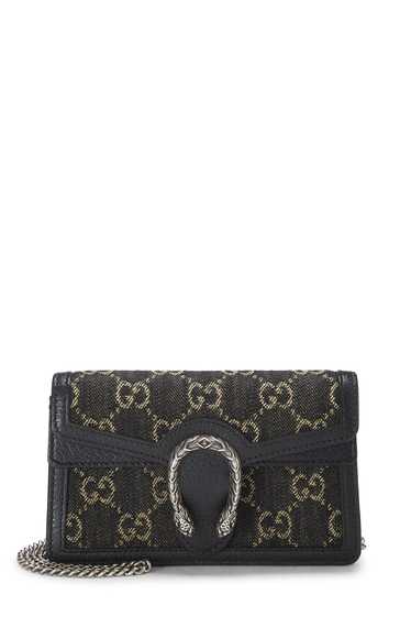 Black Denim Dionysus Crossbody Super Mini