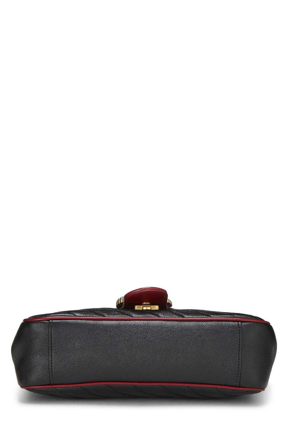Black Leather Torchon Marmont Shoulder Bag Small - image 5