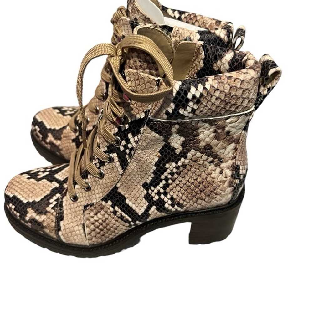 Vince Camuto snakeskin heeled ankle boots - image 2