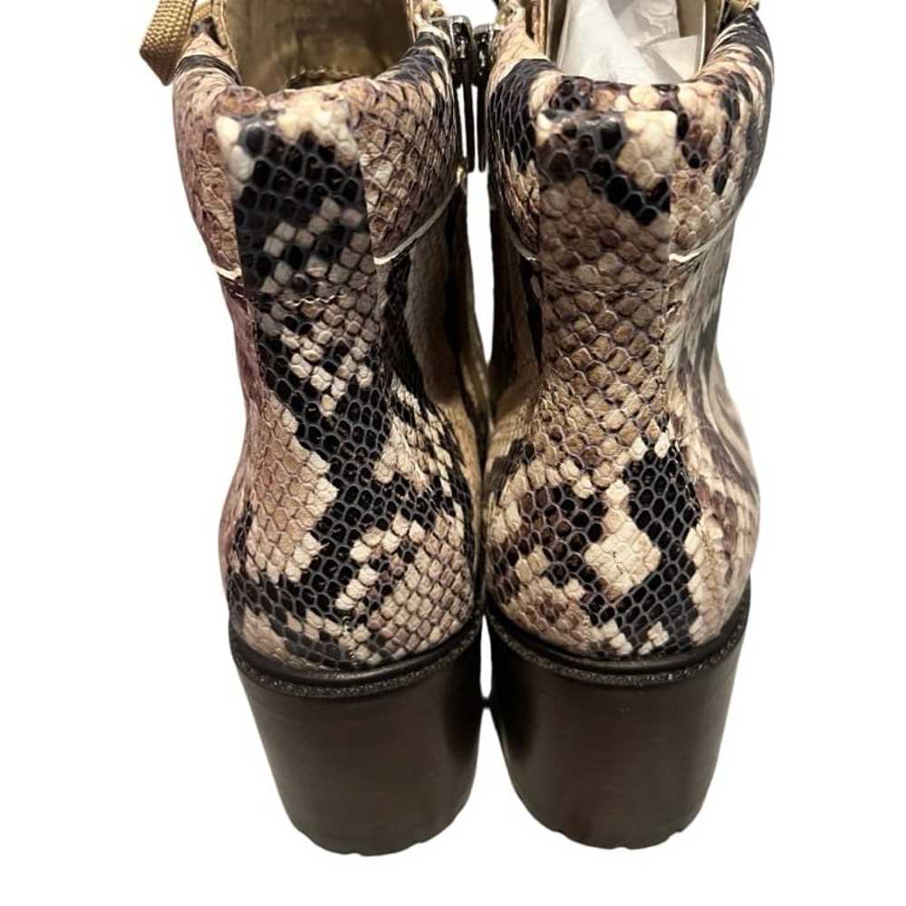 Vince Camuto snakeskin heeled ankle boots - image 3