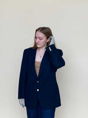 Burberry wool suit jacket - image 1
