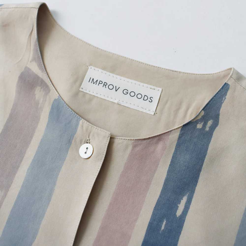 hand-painted vintage silk shirt (l) - image 6