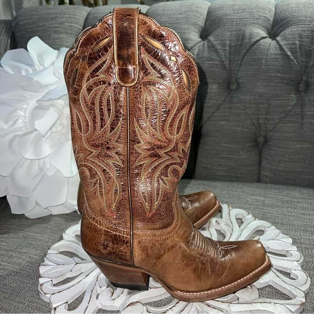 Ariat Western Cowboy Boots Women’s 6 - image 3