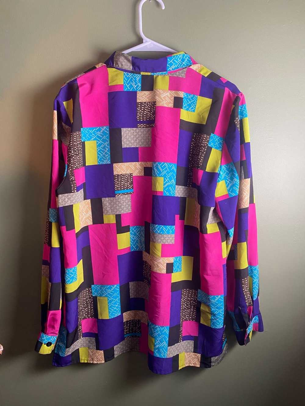 Leslie Fay Colorful buttonup (Vintage 12) | Used,… - image 3