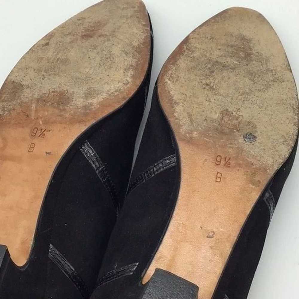 Sesto Meucci of Florence Shoes Vintage Black Sued… - image 7