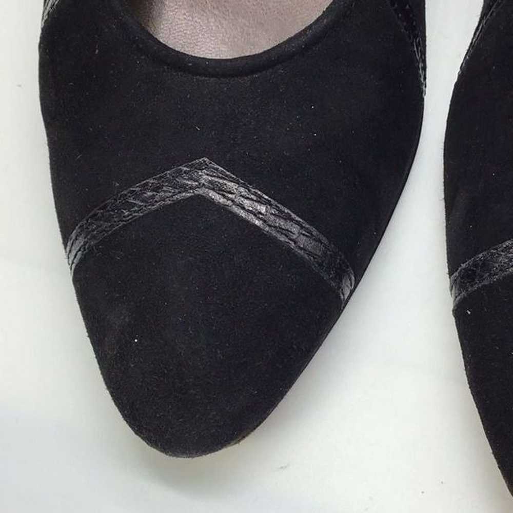 Sesto Meucci of Florence Shoes Vintage Black Sued… - image 8