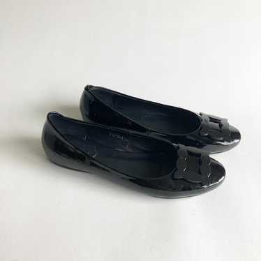 Roger Vivier Black Patent Leather Loafers Flats si
