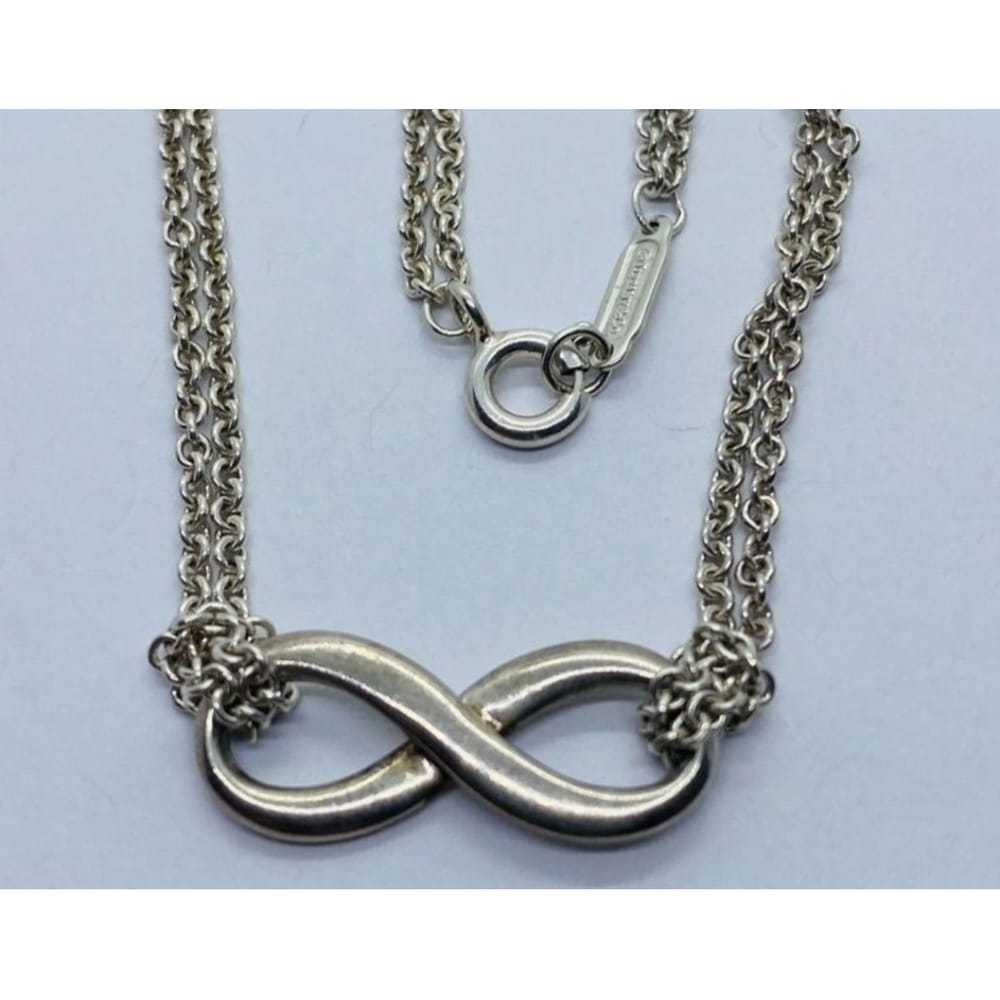 Tiffany & Co Tiffany Infinity silver necklace - image 2